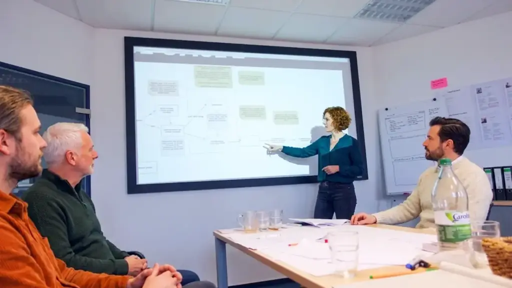 Entwurfsprozess mit dem Kundenteam